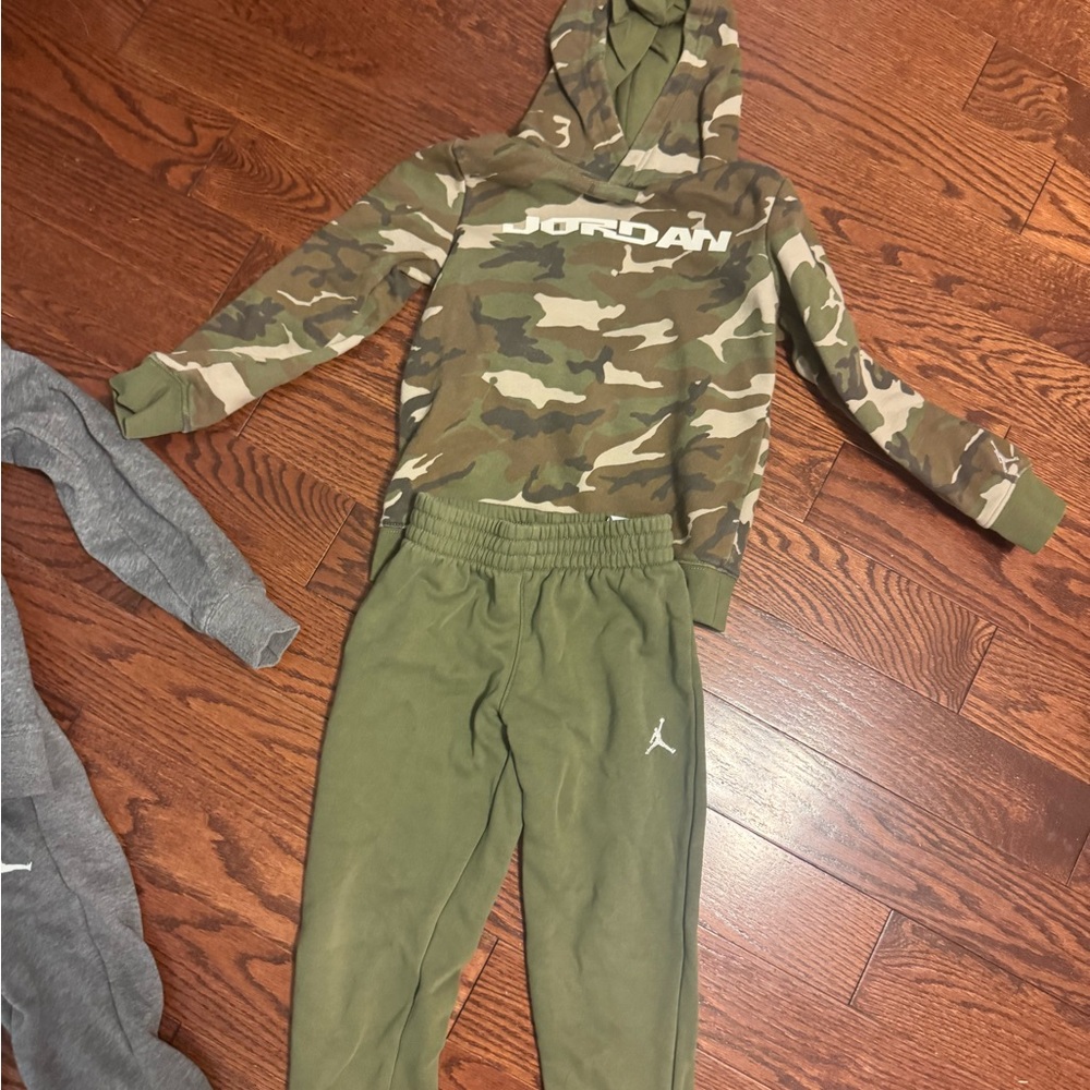 Jordan Kids' Green Sweatpants